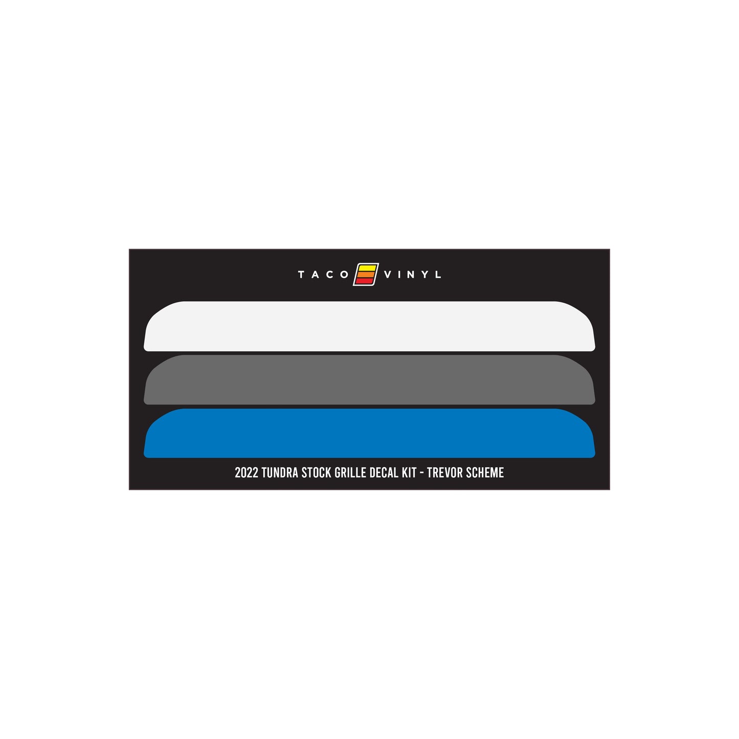 2022+ Tundra Offroad Grille Decal