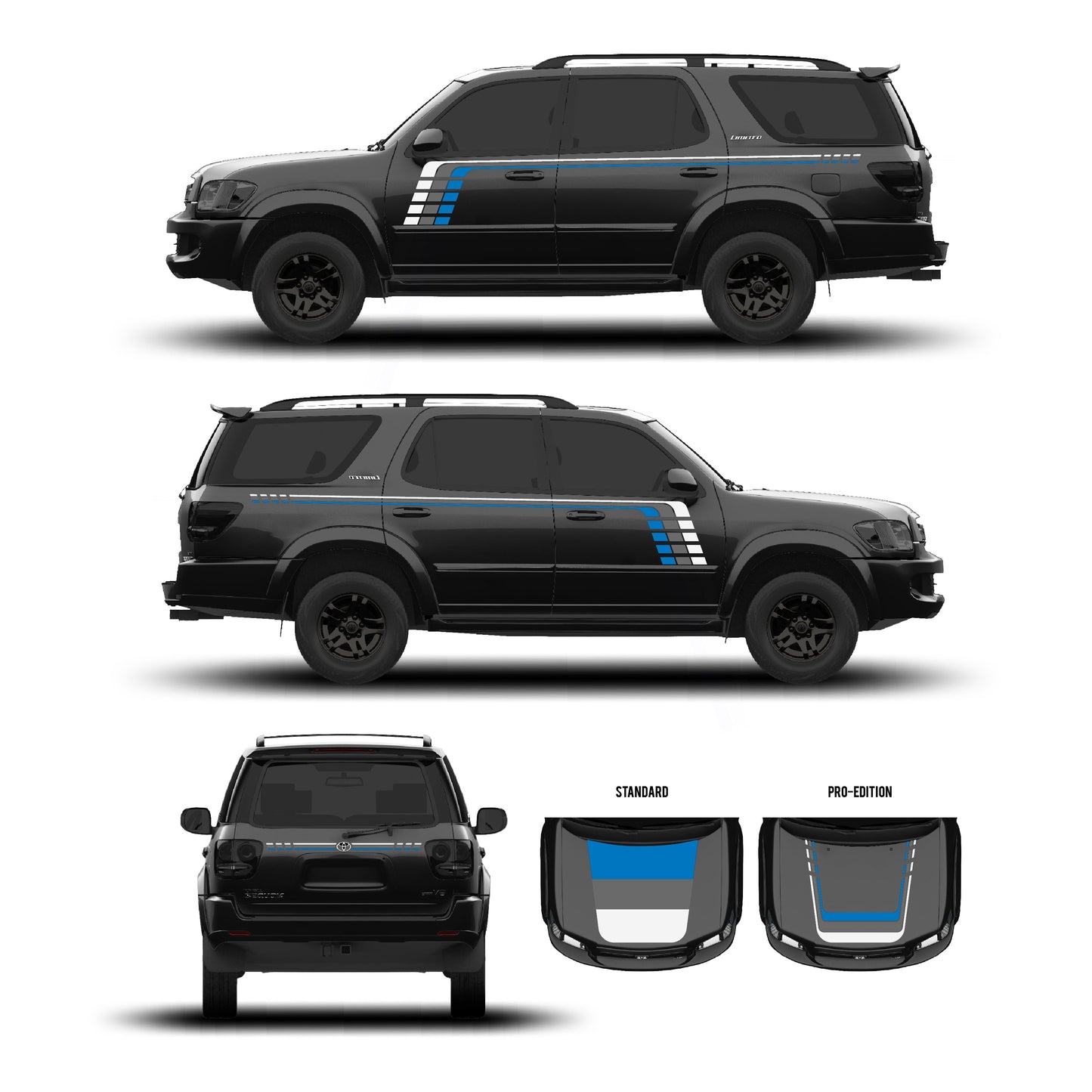 2001–07 Sequoia Checkered Stripe Kit