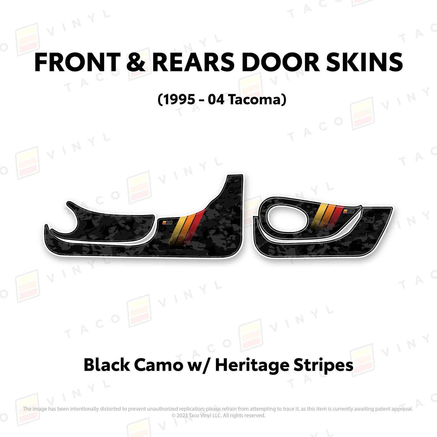 1995-04 Tacoma Door Skins (Lower Section)