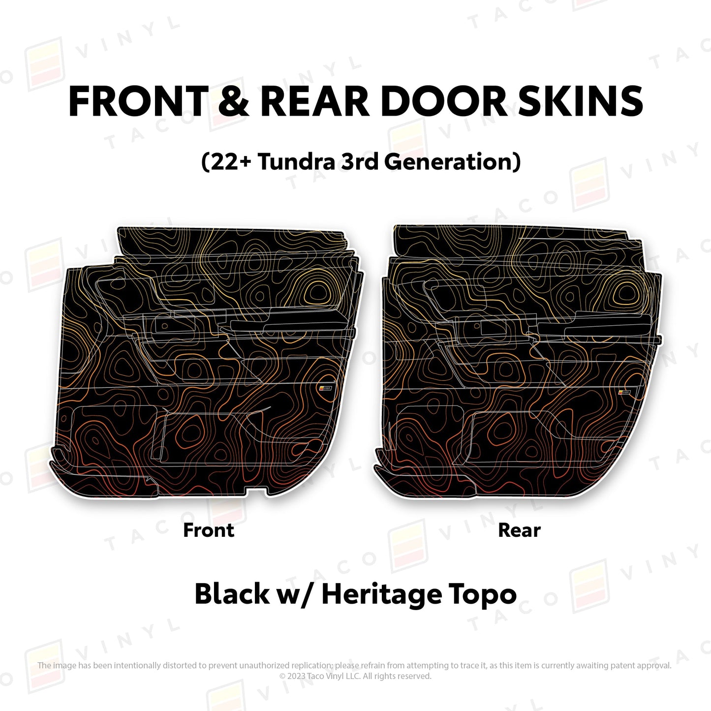 2022+ Tundra Door Skins