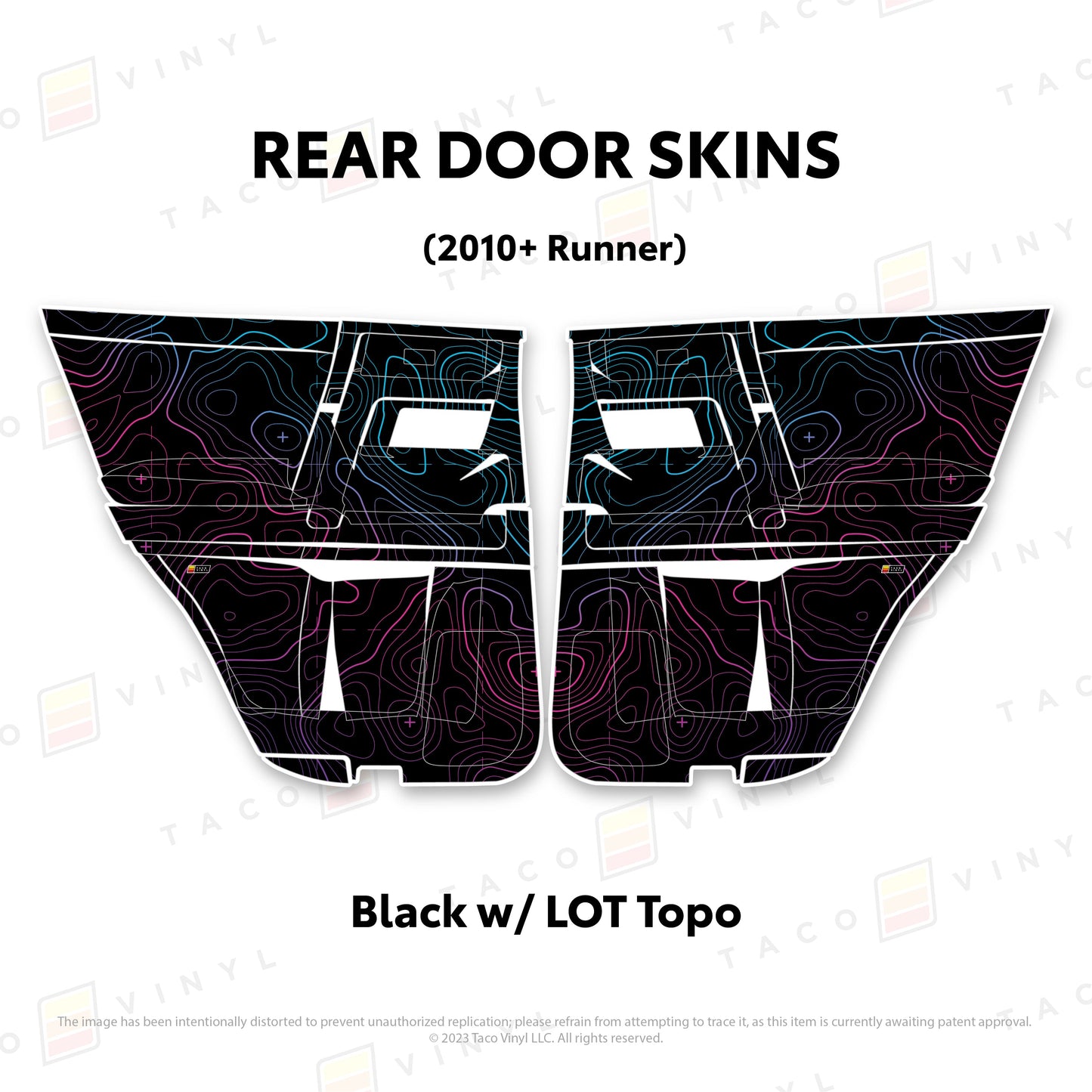 2010-24 4Runner Door Skins