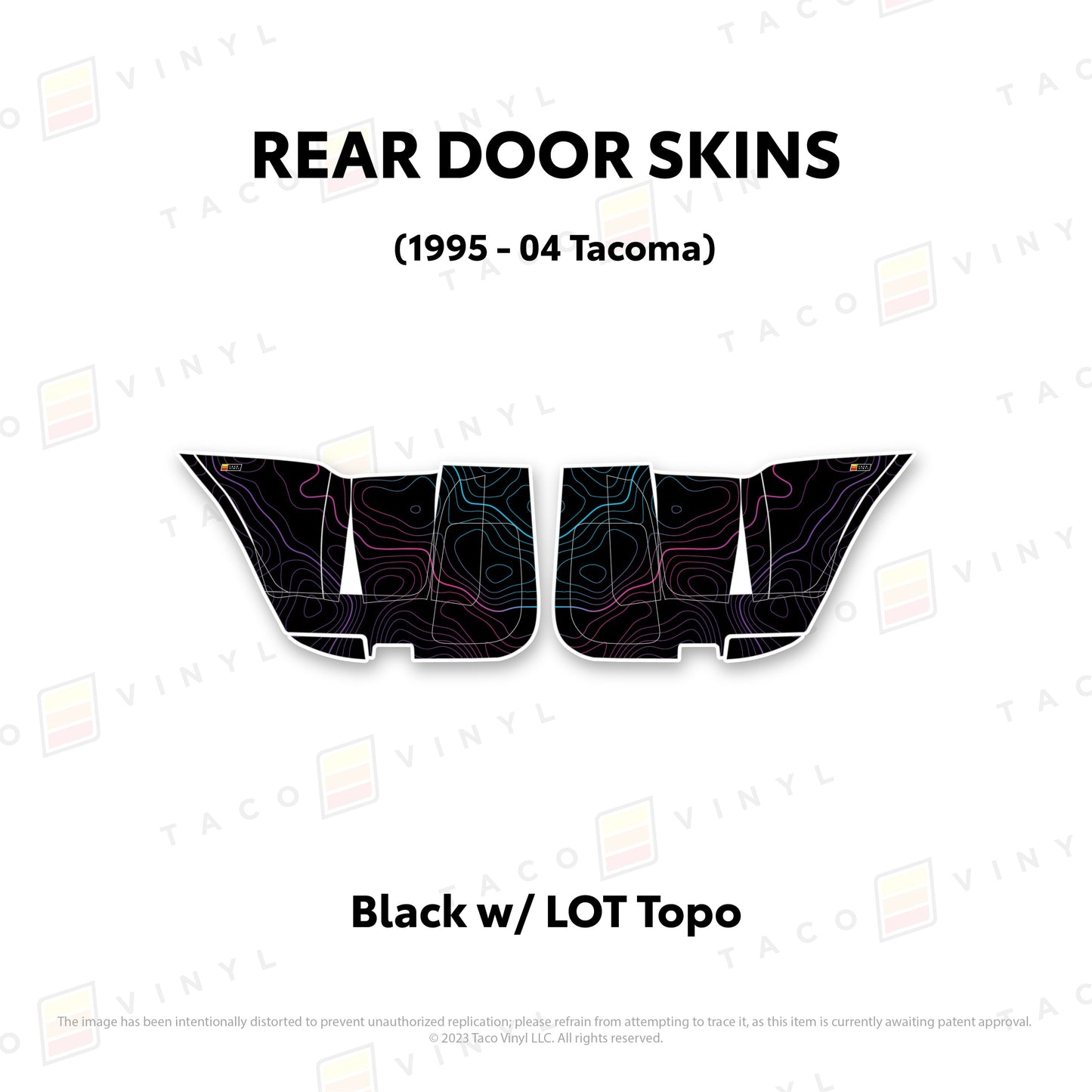 2010-24 4Runner Door Skins (Lower Section)