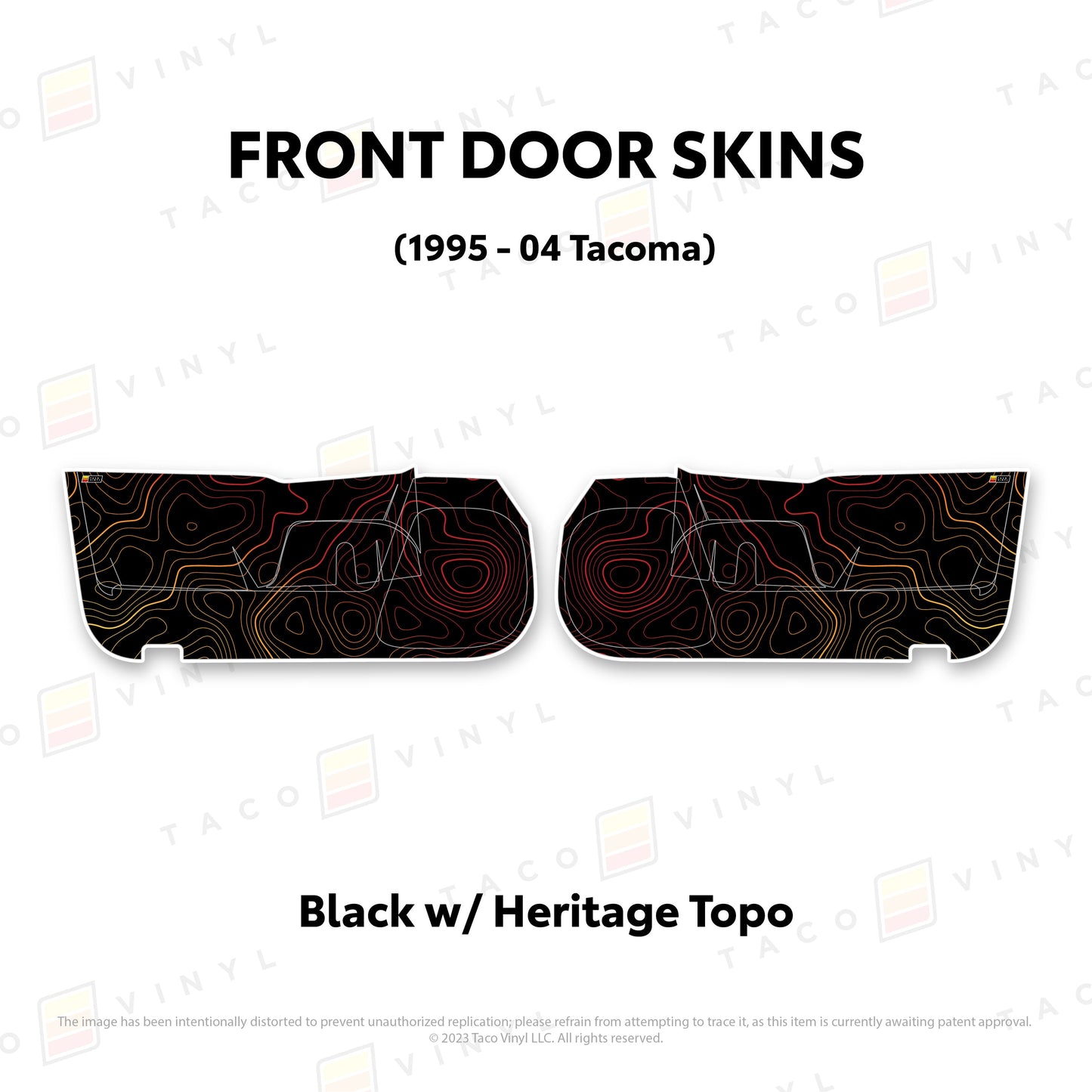 2010-24 4Runner Door Skins (Lower Section)