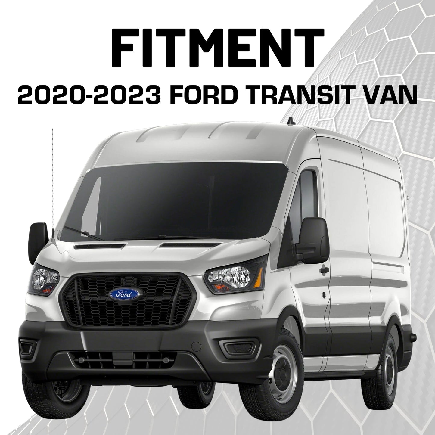 RubiGrid® 2020-2023 Ford Transit Van Platform Dash Mount Device Phone Holder