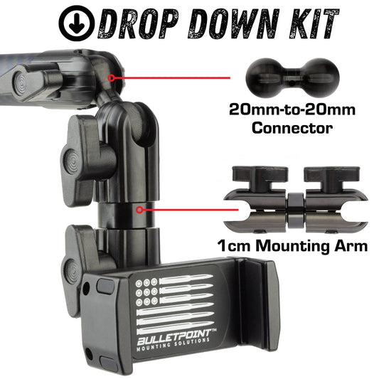 Connector + 1cm Arm "Drop-Down" Kit