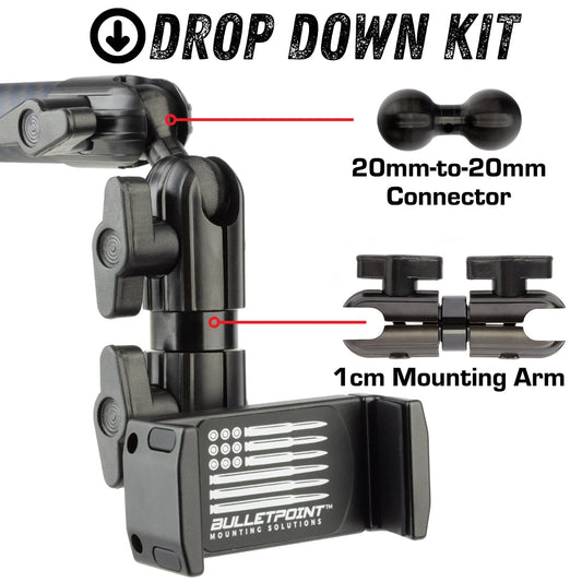 Connector + 1cm Arm "Drop-Down" Kit