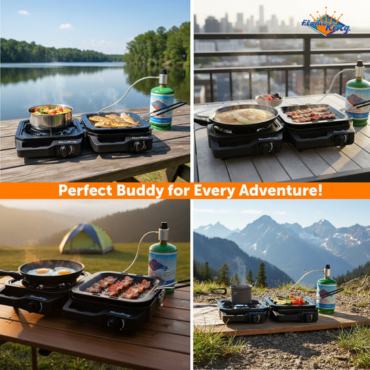Flame King Portable Propane Campact Cookerâ„¢