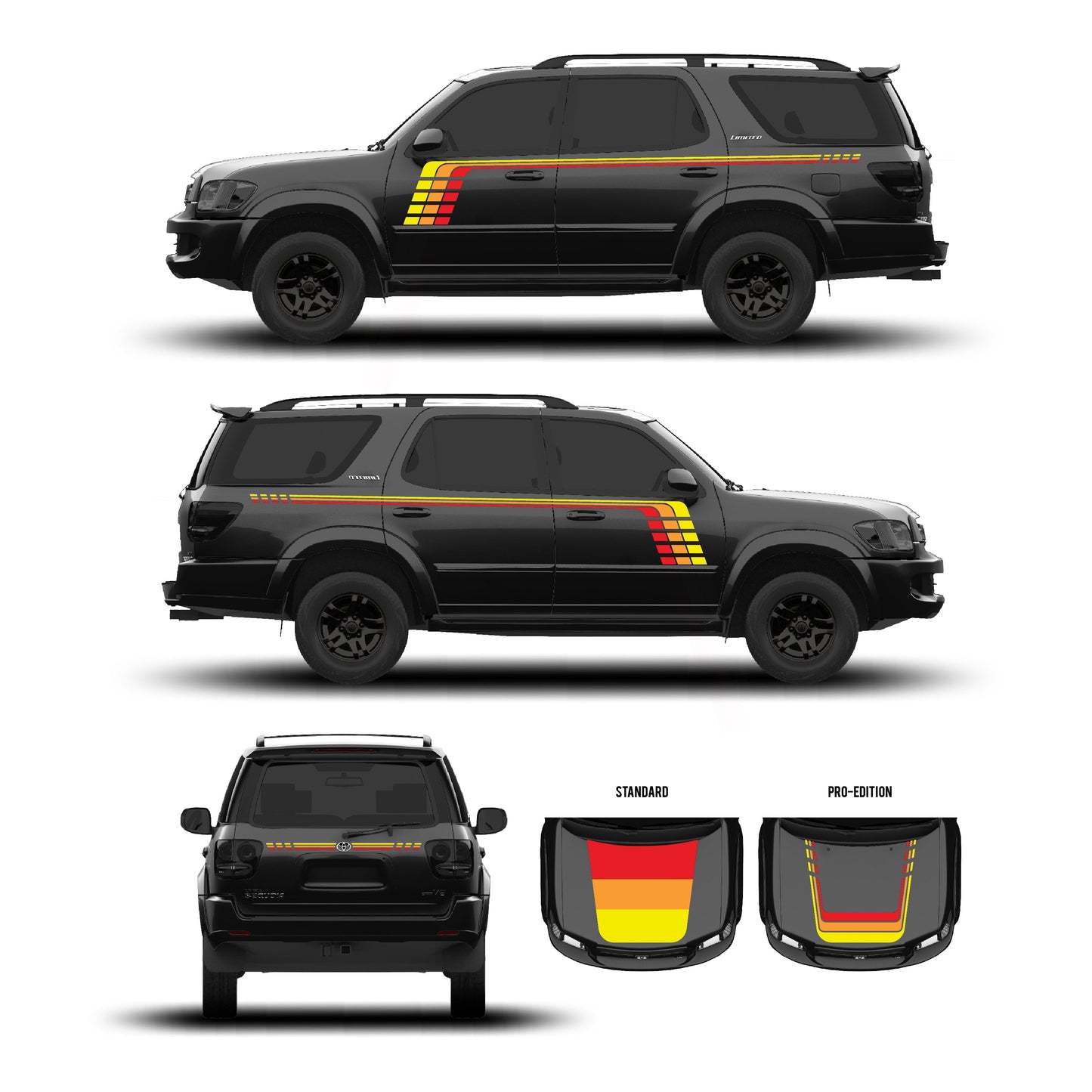 2001–07 Sequoia Checkered Stripe Kit