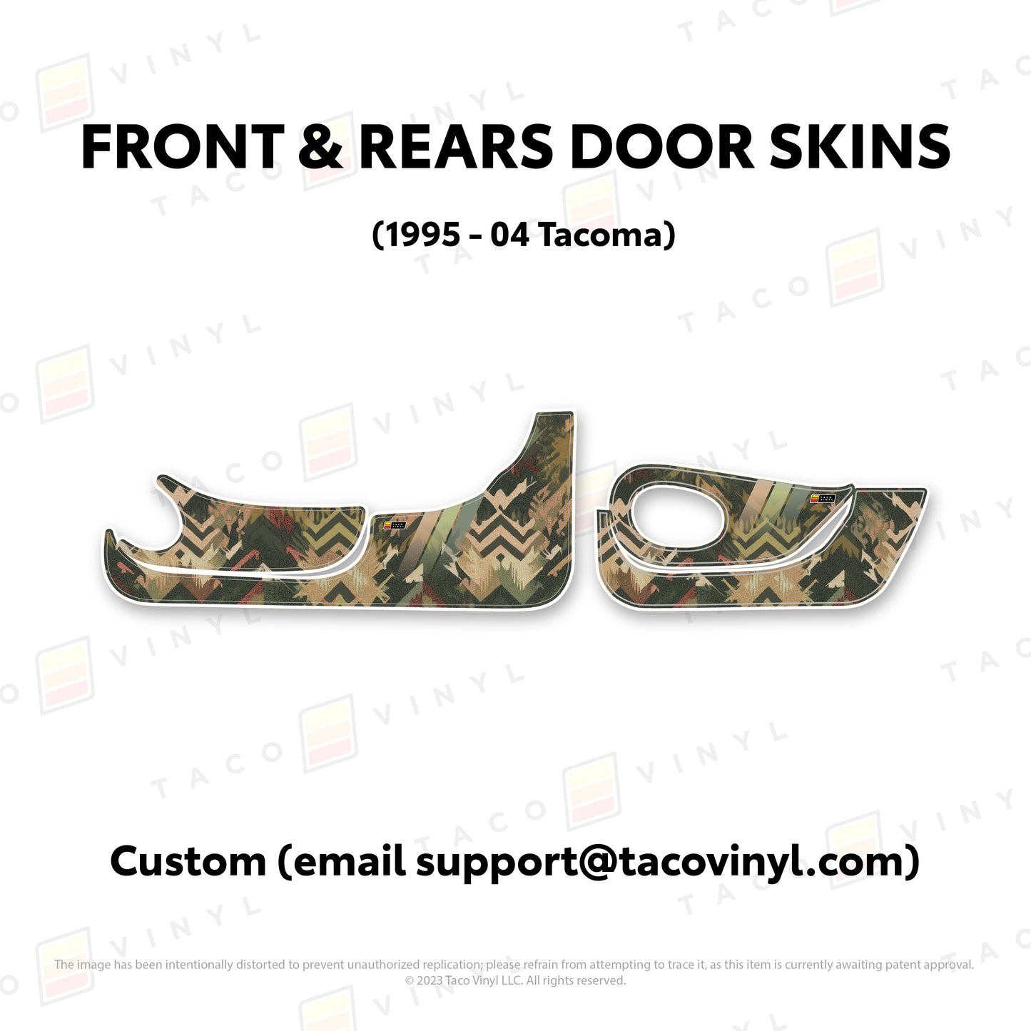 1995-04 Tacoma Door Skins (Lower Section)