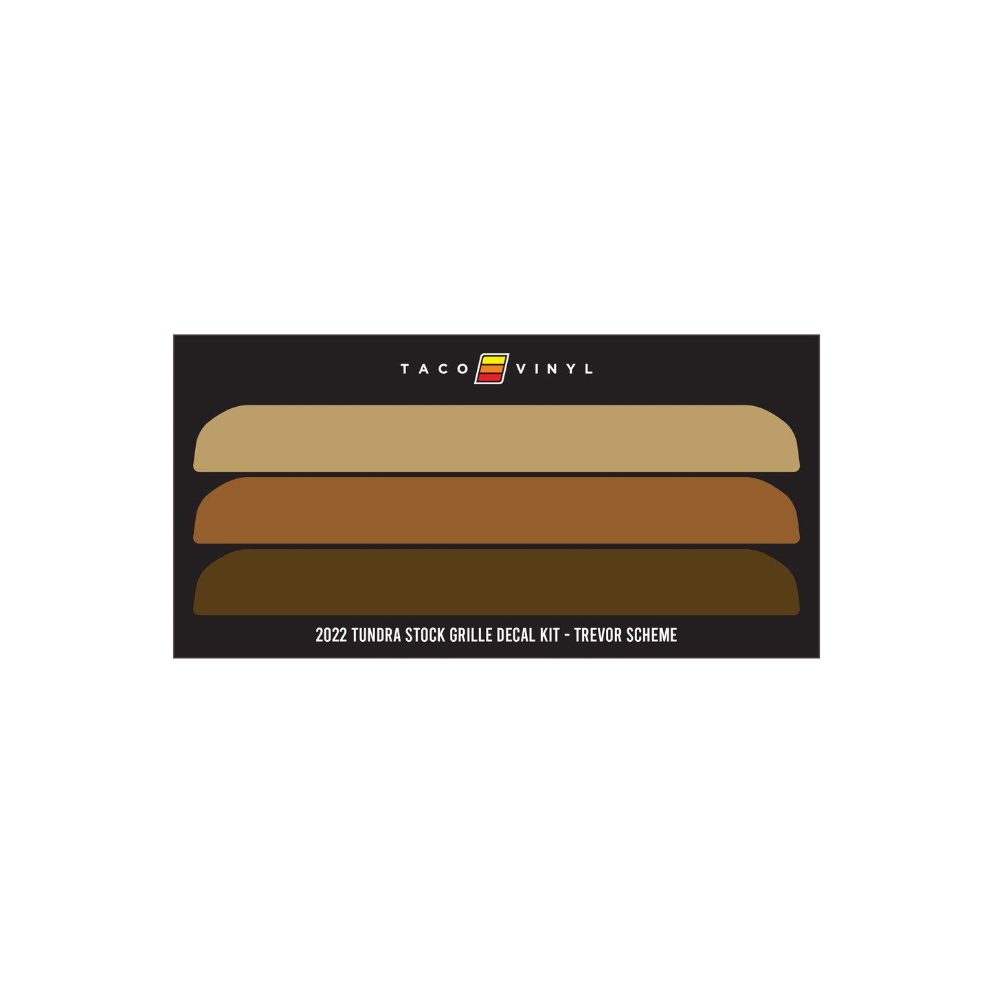 2022+ Tundra Offroad Grille Decal