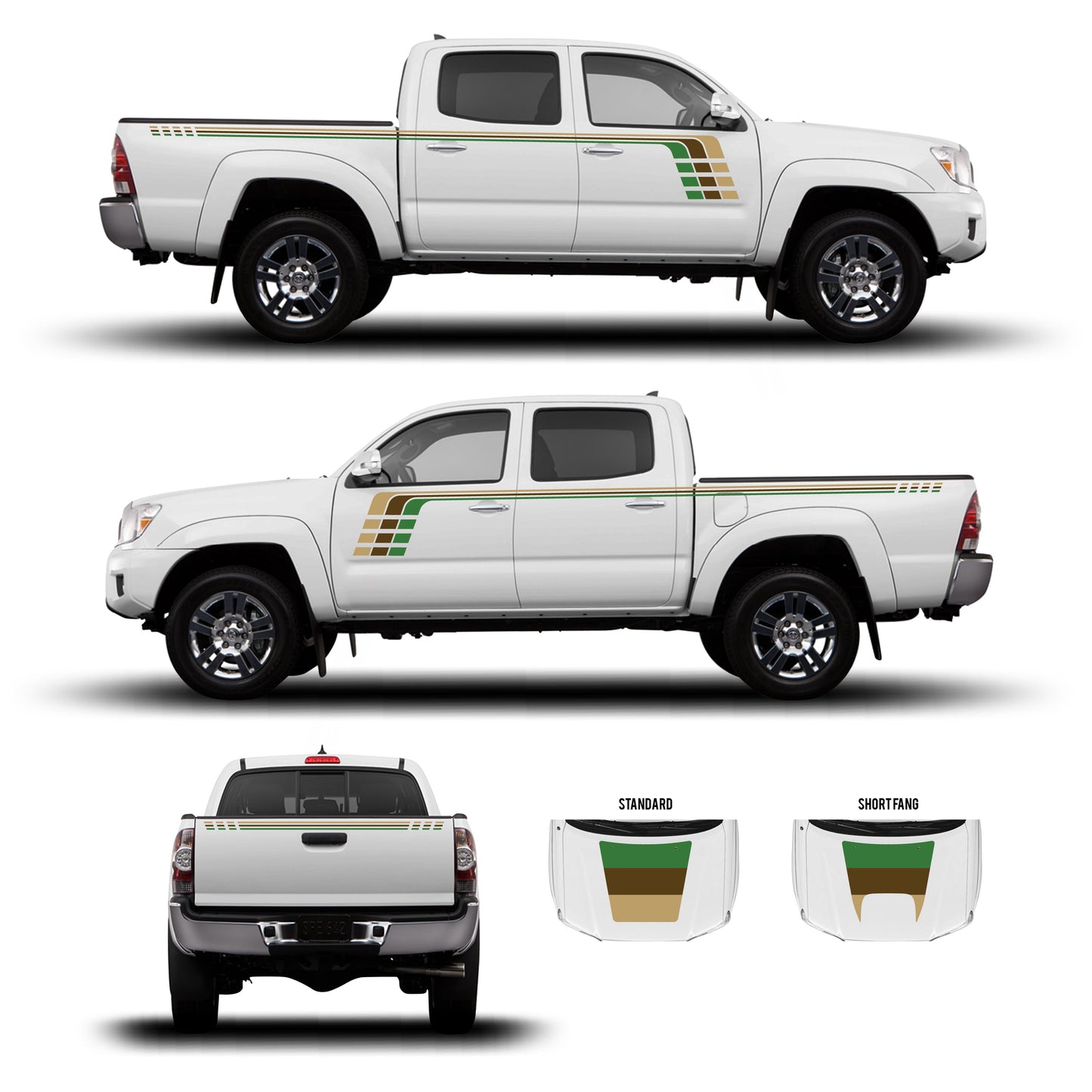 2005-15 Tacoma Checkered Stripe Kit