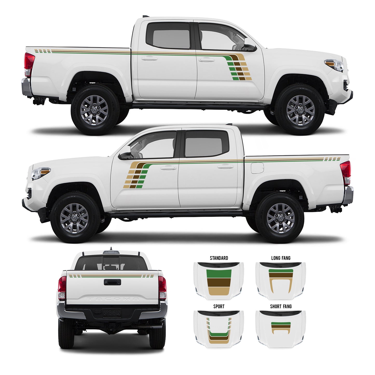 2016-23 Tacoma Checkered Stripe Kit