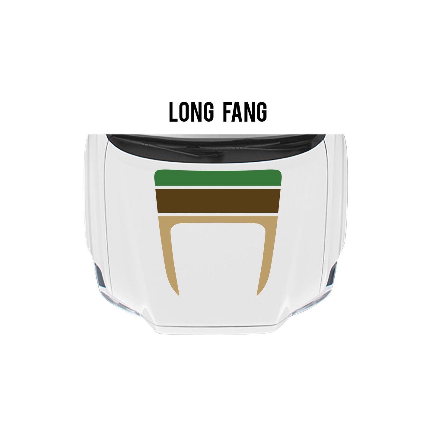 2016-23 Tacoma Sport/Pro Checkered Hood Stamp