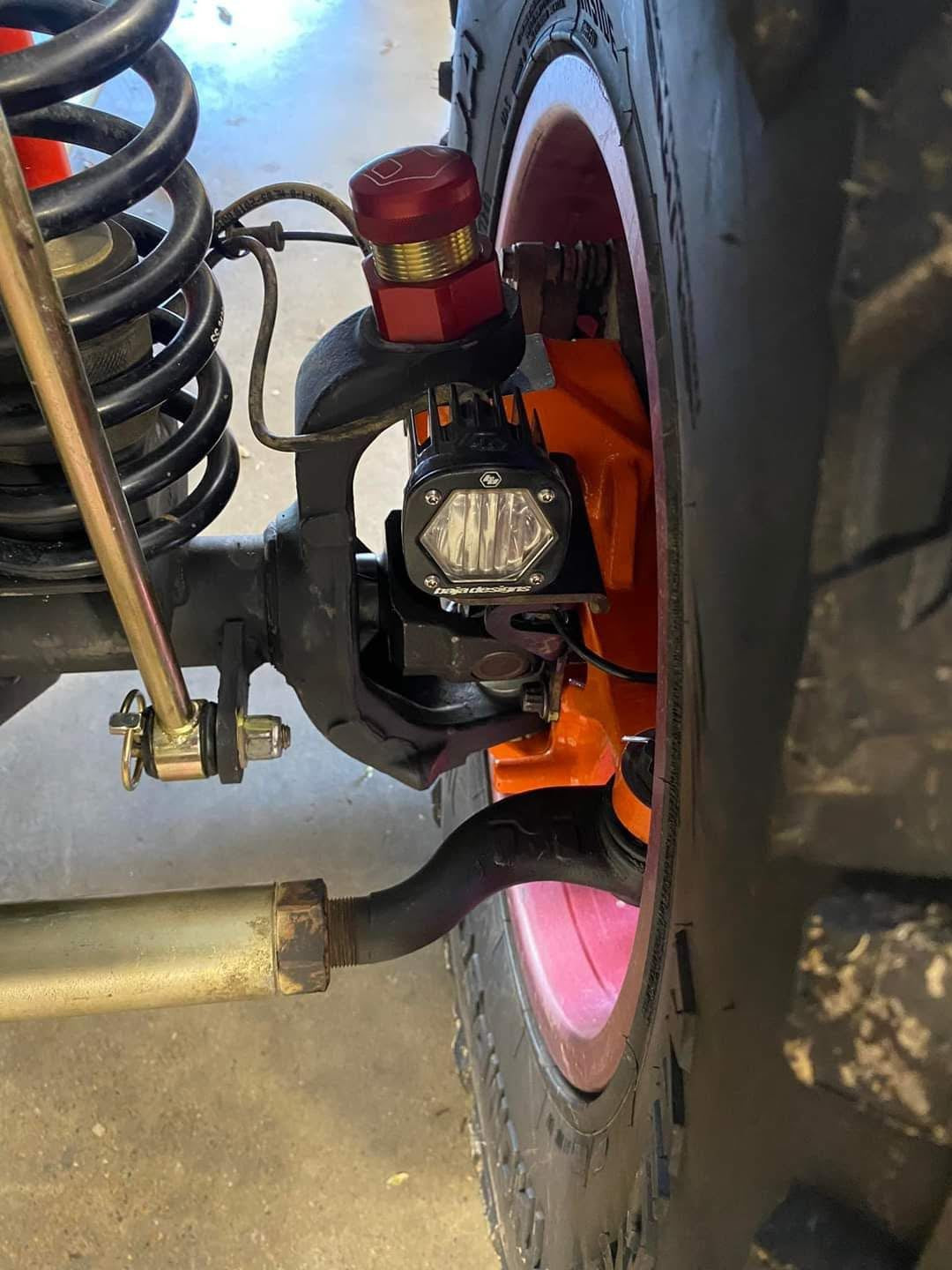 Jeep JK Steerable Knuckle Pod Light Mounts (2007-2018 Wrangler)