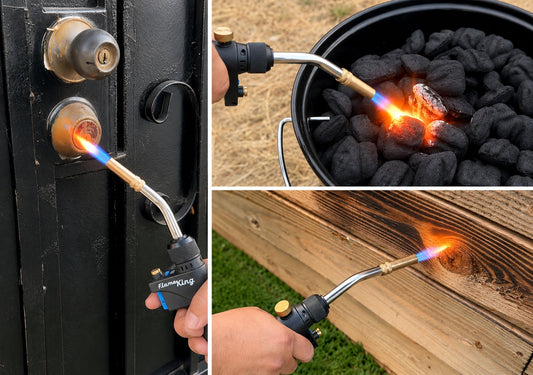Flame King Propane Torch Webbed Flame Soldering