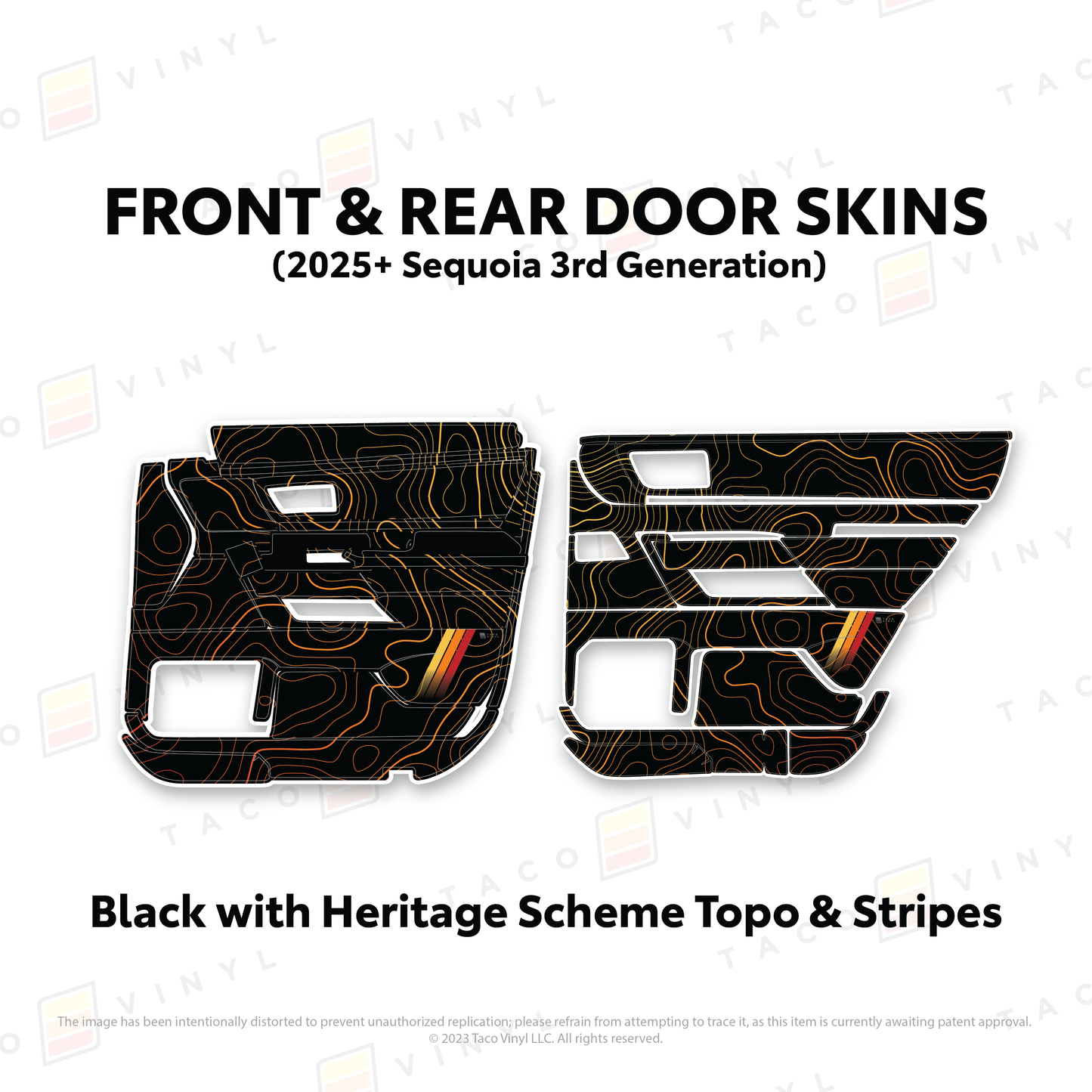 2023+ Sequoia Door Skins