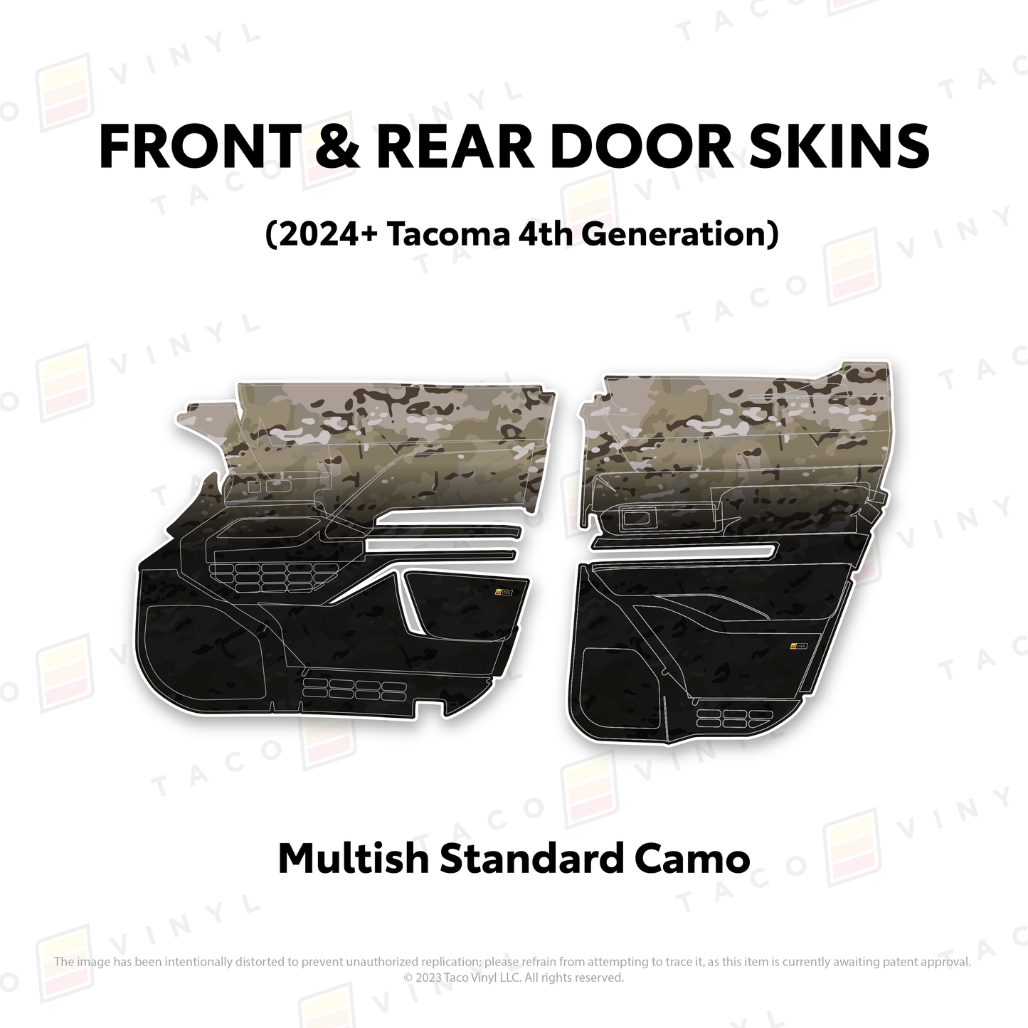 2024+ Tacoma Door Skins