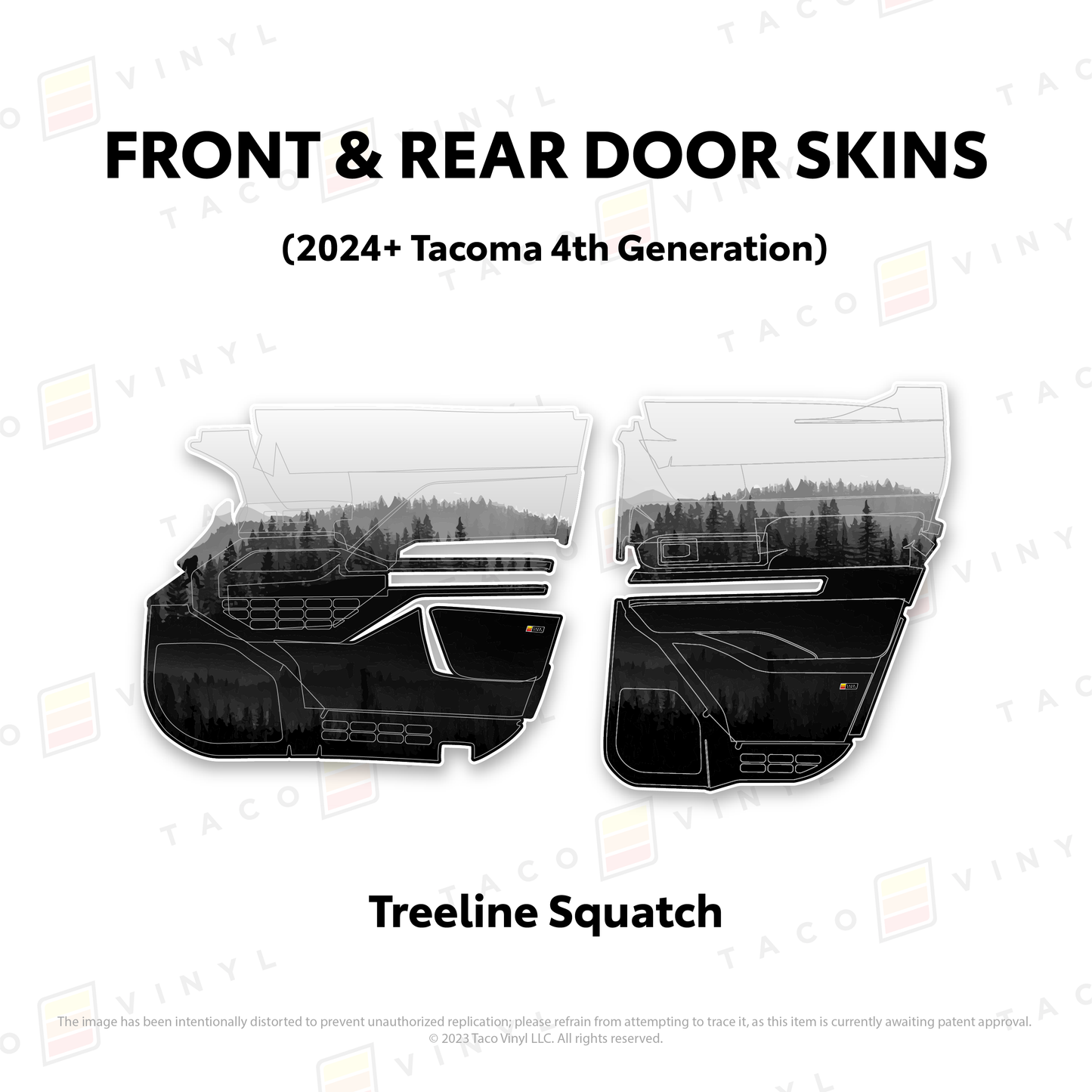2024+ Tacoma Door Skins