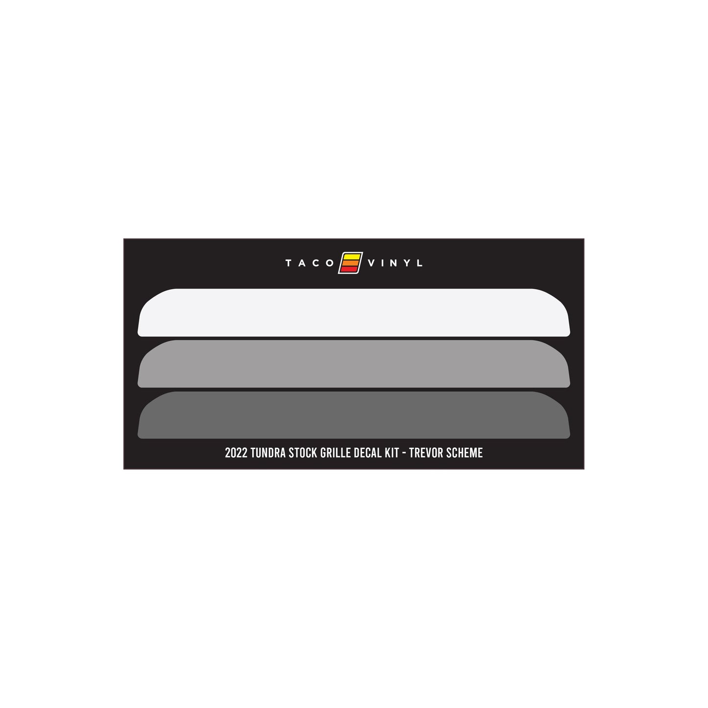 2022+ Tundra Offroad Grille Decal