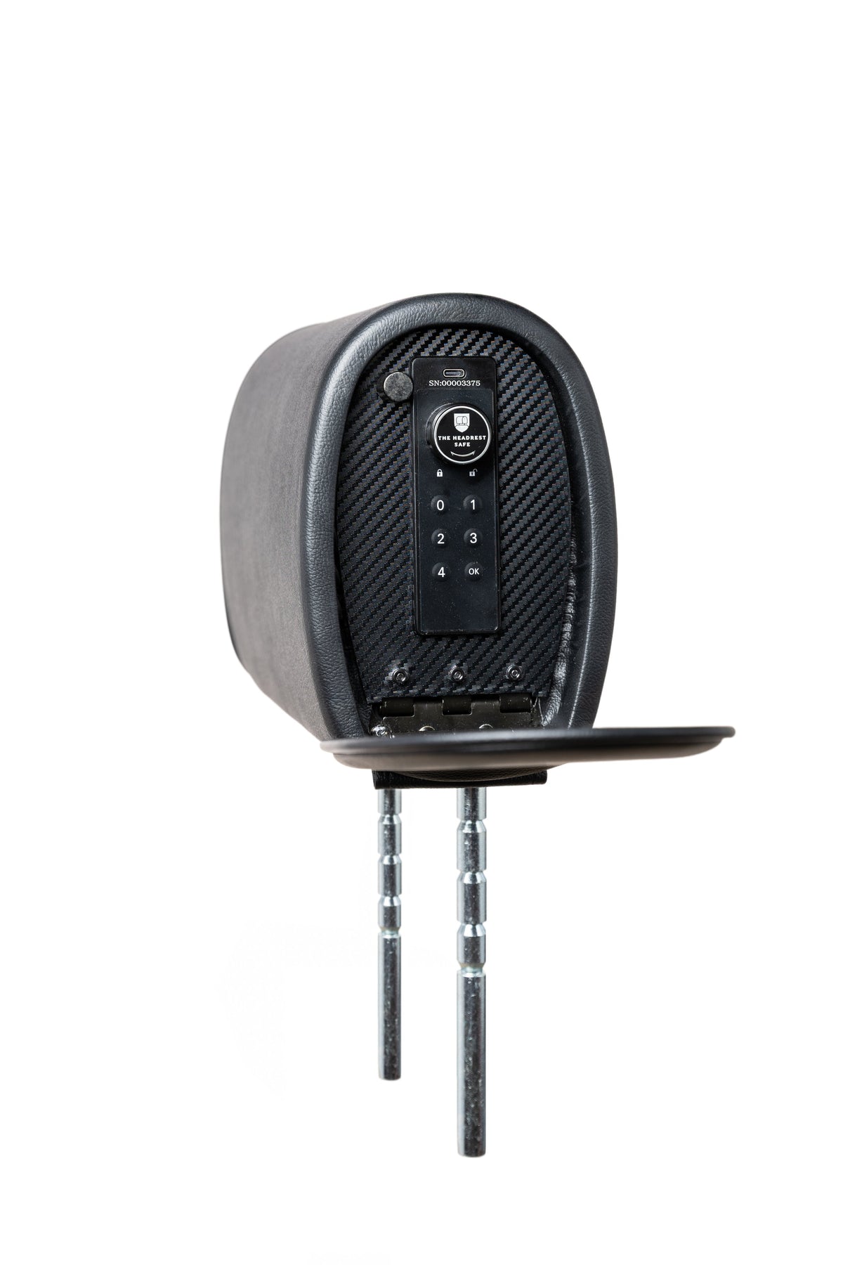 Compact Headrest Safe Set | Hidden Car Safe & Lock Box
