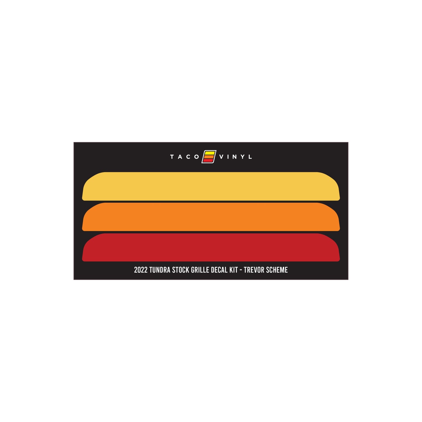 2022+ Tundra Offroad Grille Decal