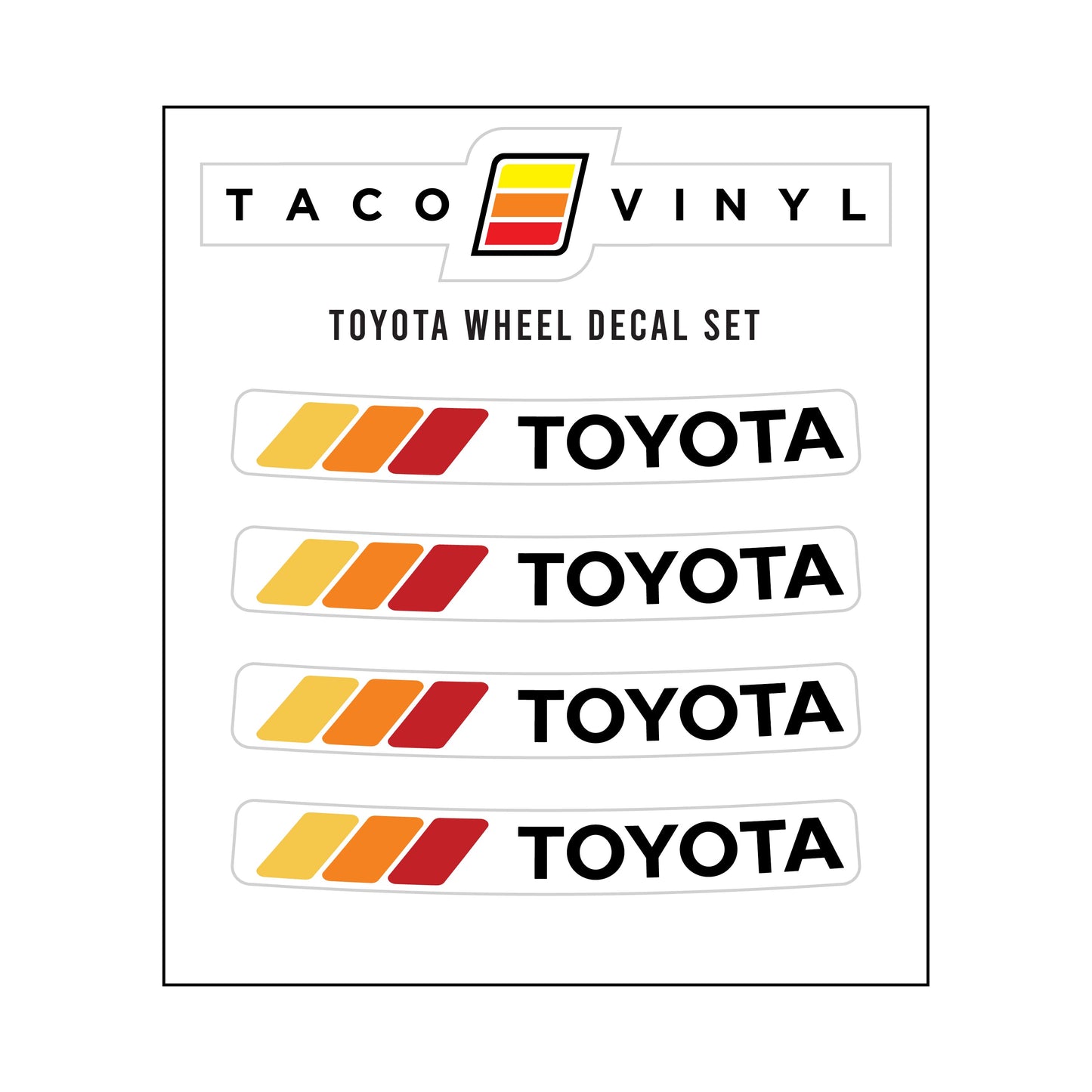 Wheel Decals
