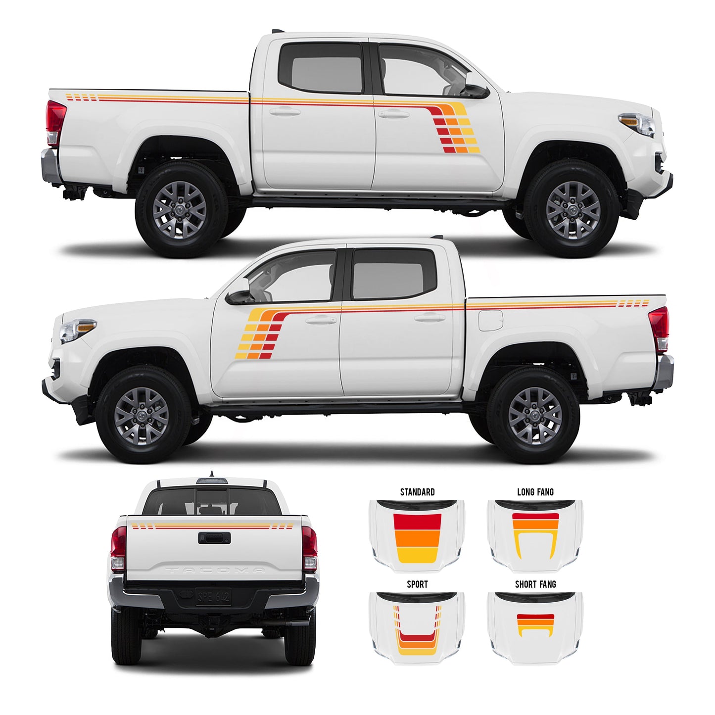 2016-23 Tacoma Checkered Stripe Kit