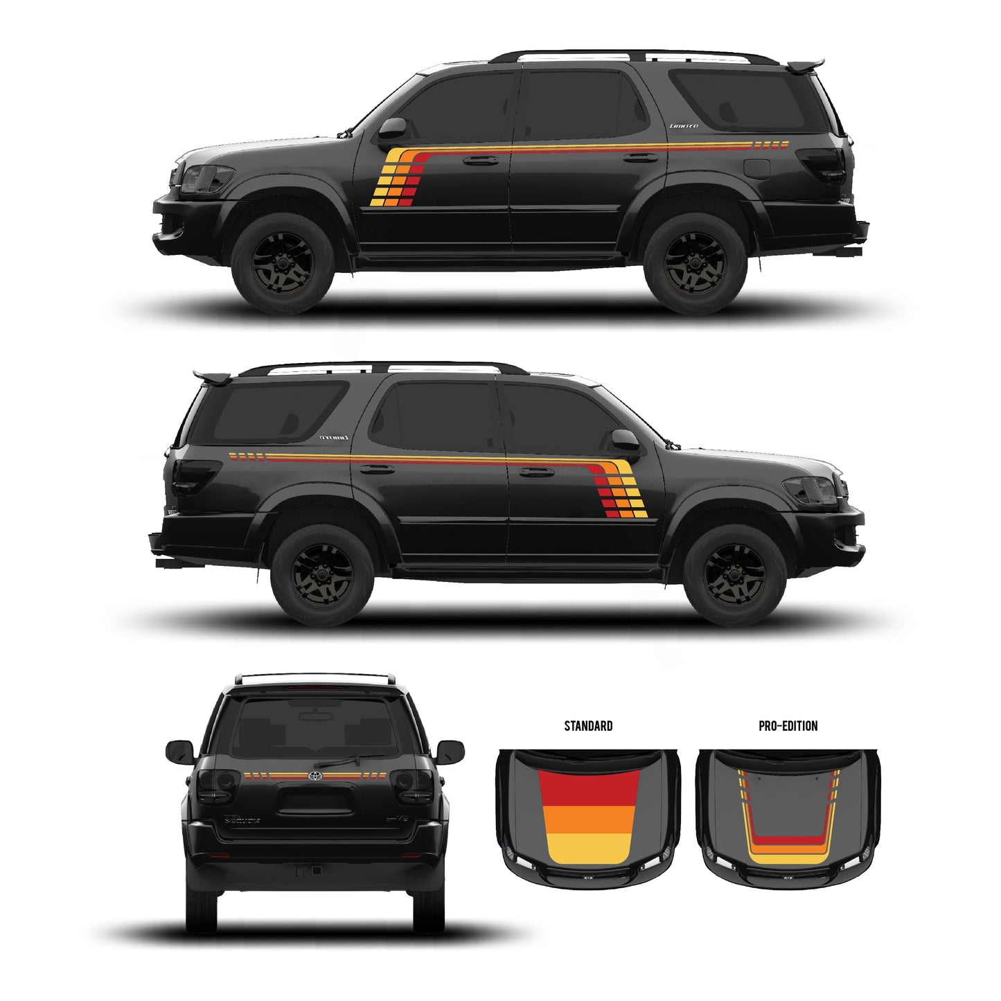 2001–07 Sequoia Checkered Stripe Kit