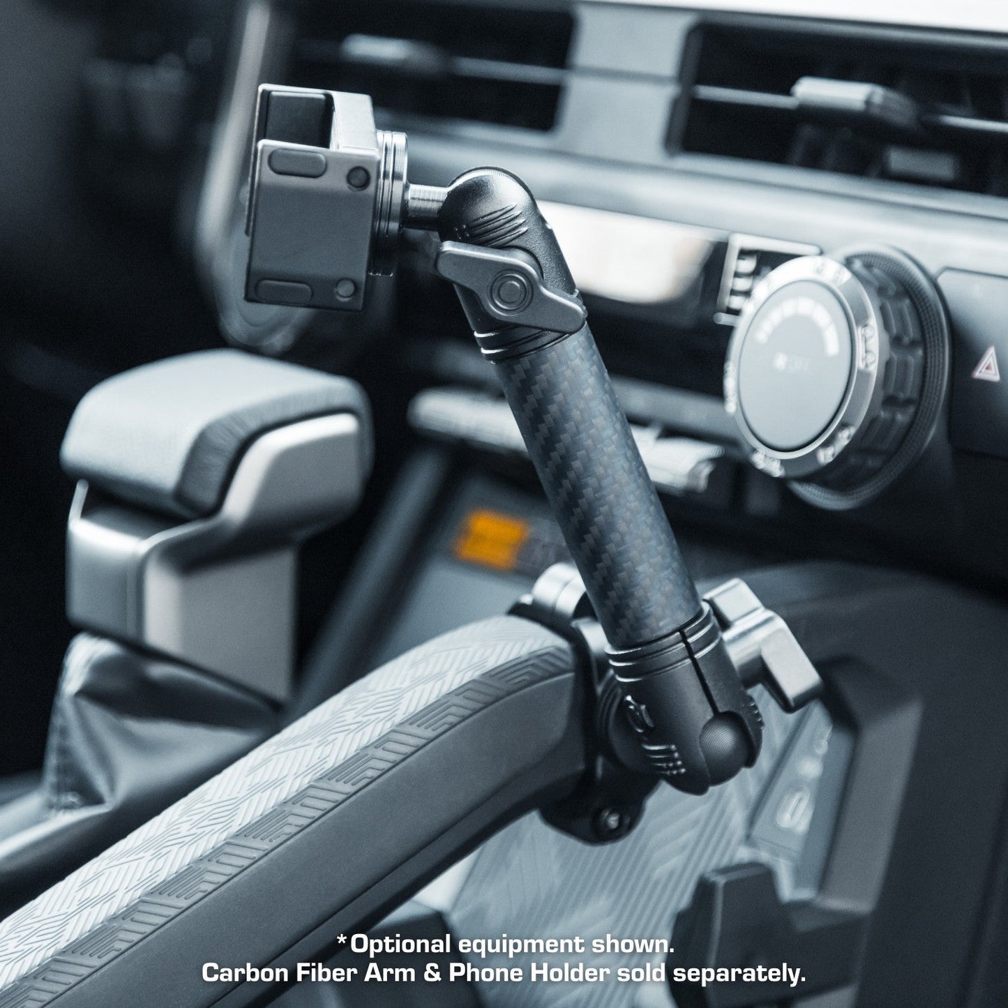RubiGrid® 2024+ Toyota Tacoma & 2025+ 4Runner Dash Mount Phone + Device Holder