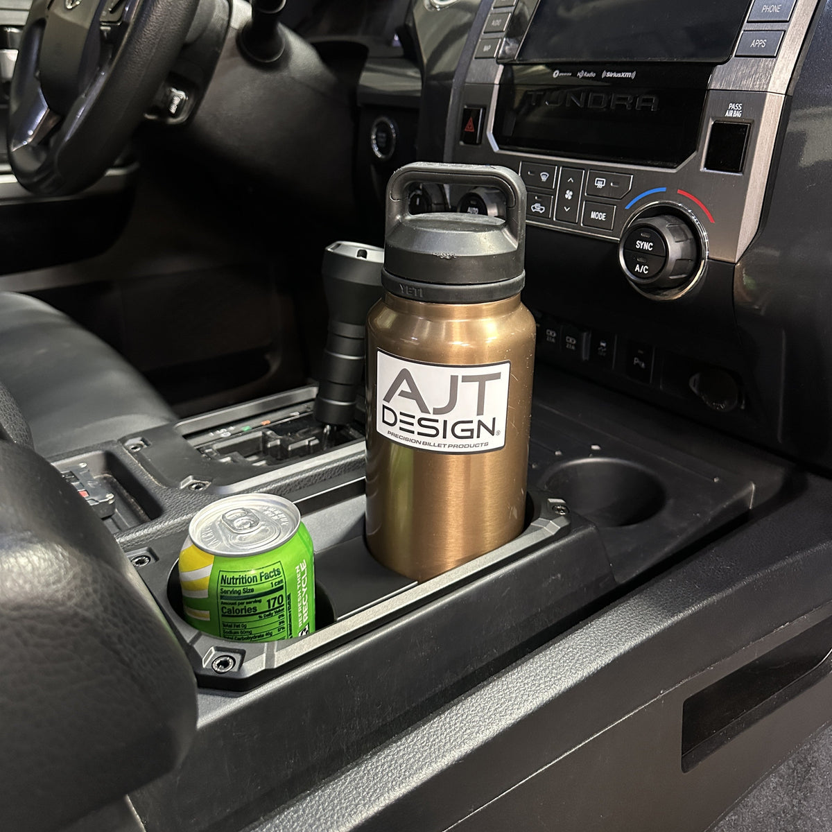 V2 Cup Holder Insert (2014-2021 Tundra) - BLACK