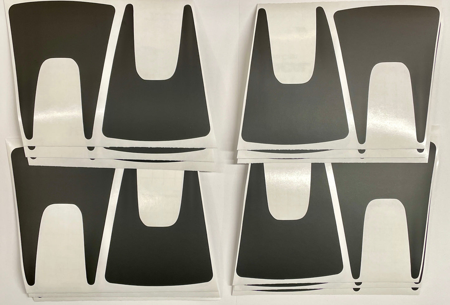 Premium Cast Black Vinyl Decal Inlays for 2017-2020 Ridgeline 18" Wheels