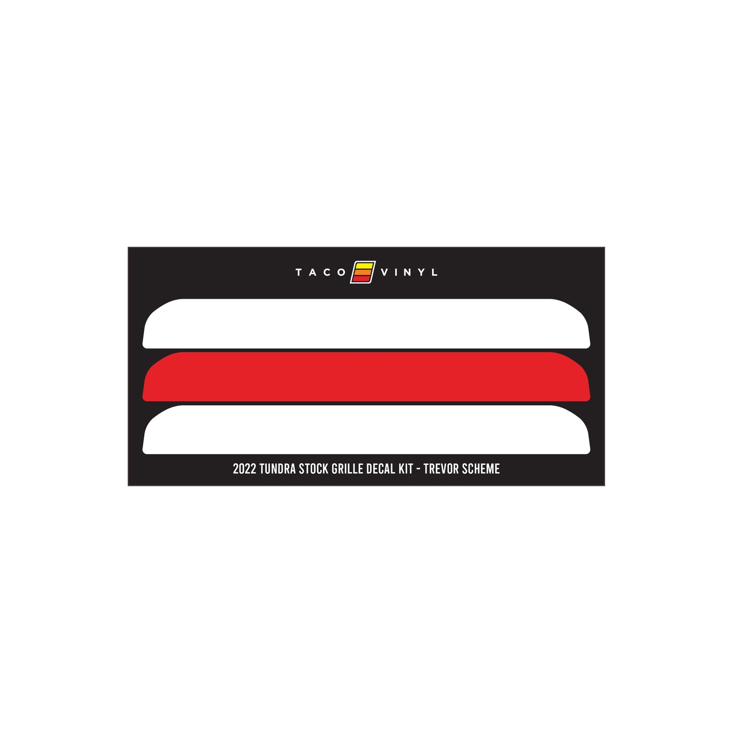 2022+ Tundra Offroad Grille Decal