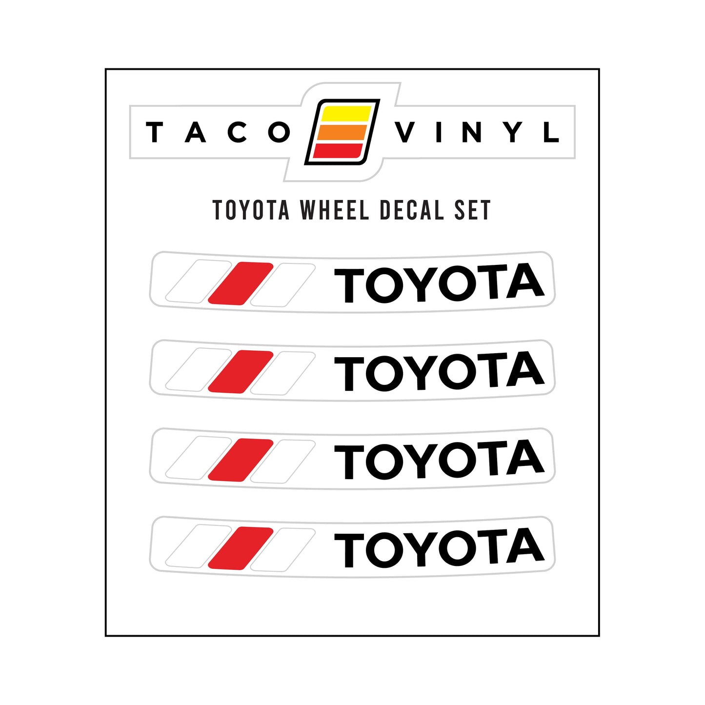 Wheel Decals