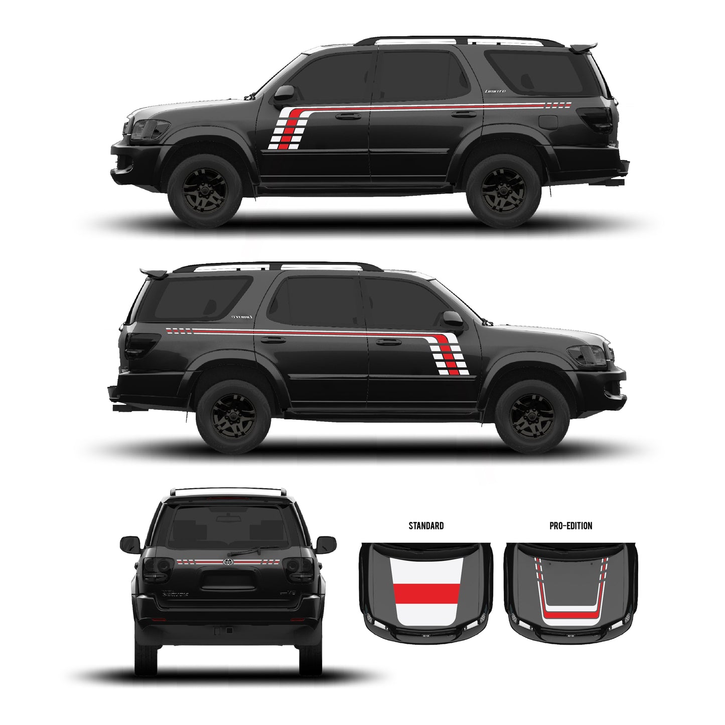 2001–07 Sequoia Checkered Stripe Kit