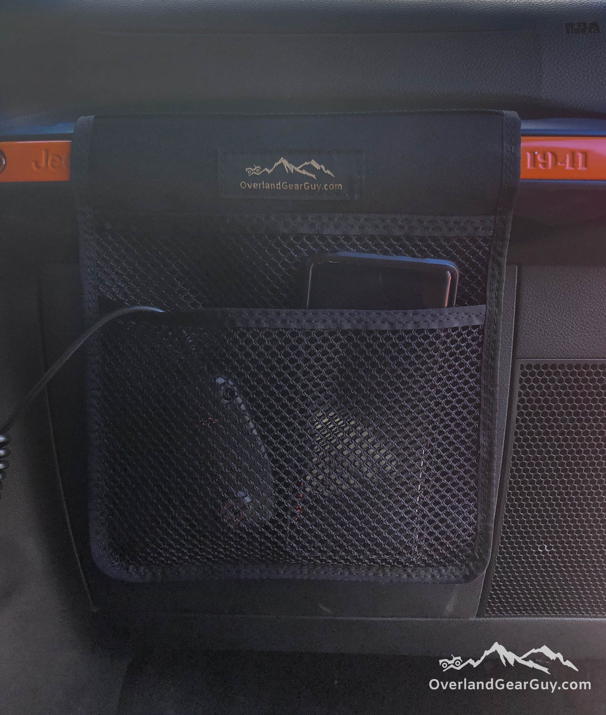 Jeep Grab Handle Mesh Flat Pocket