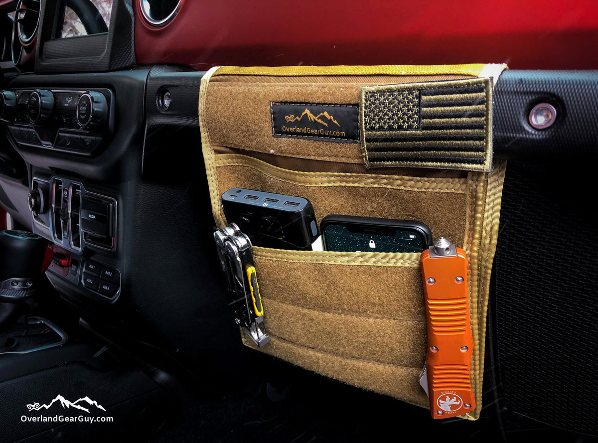 Jeep Grab Handle Velcro Flat Pocket