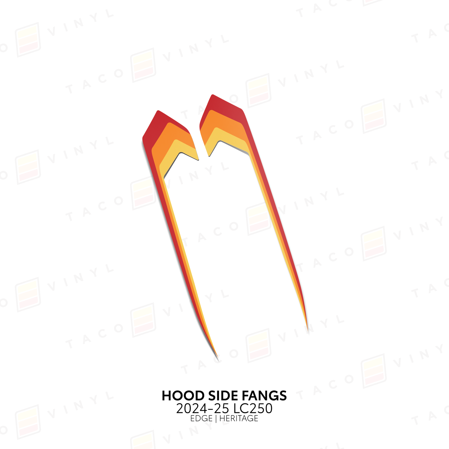 2024+ Land Cruiser 250 Hood Side Fangs