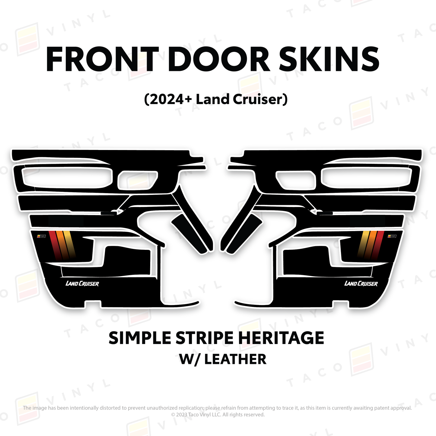 2025+ Land Cruiser 250 Door Skins
