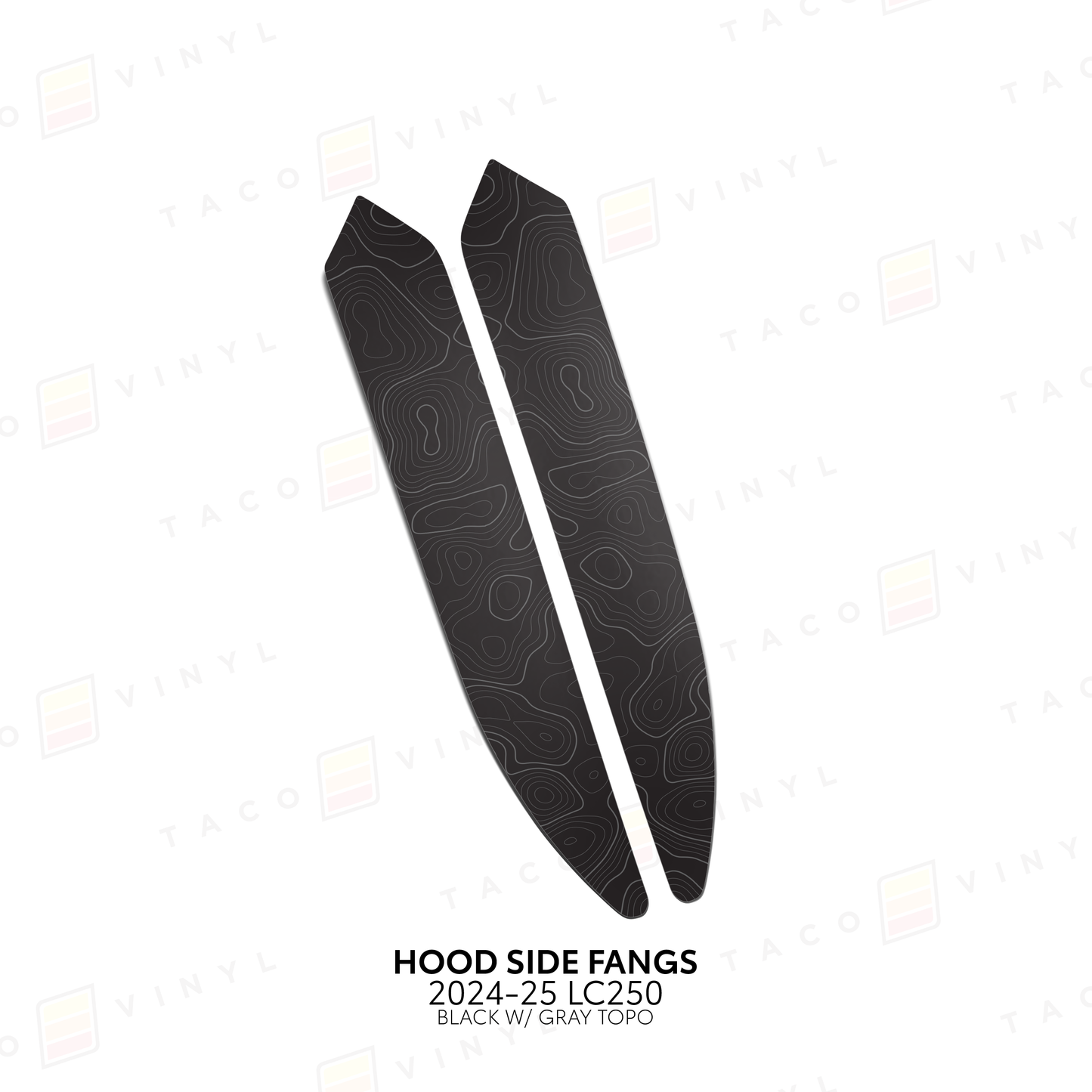 2024+ Land Cruiser 250 Hood Side Fangs