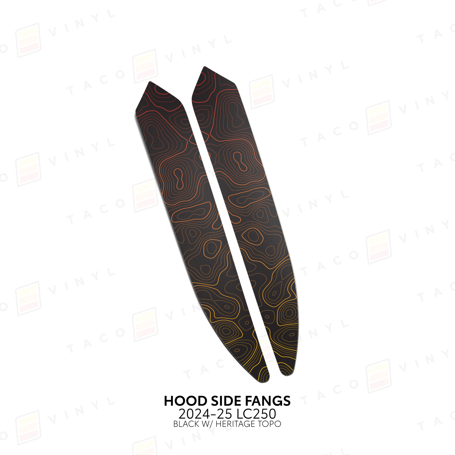 2024+ Land Cruiser 250 Hood Side Fangs