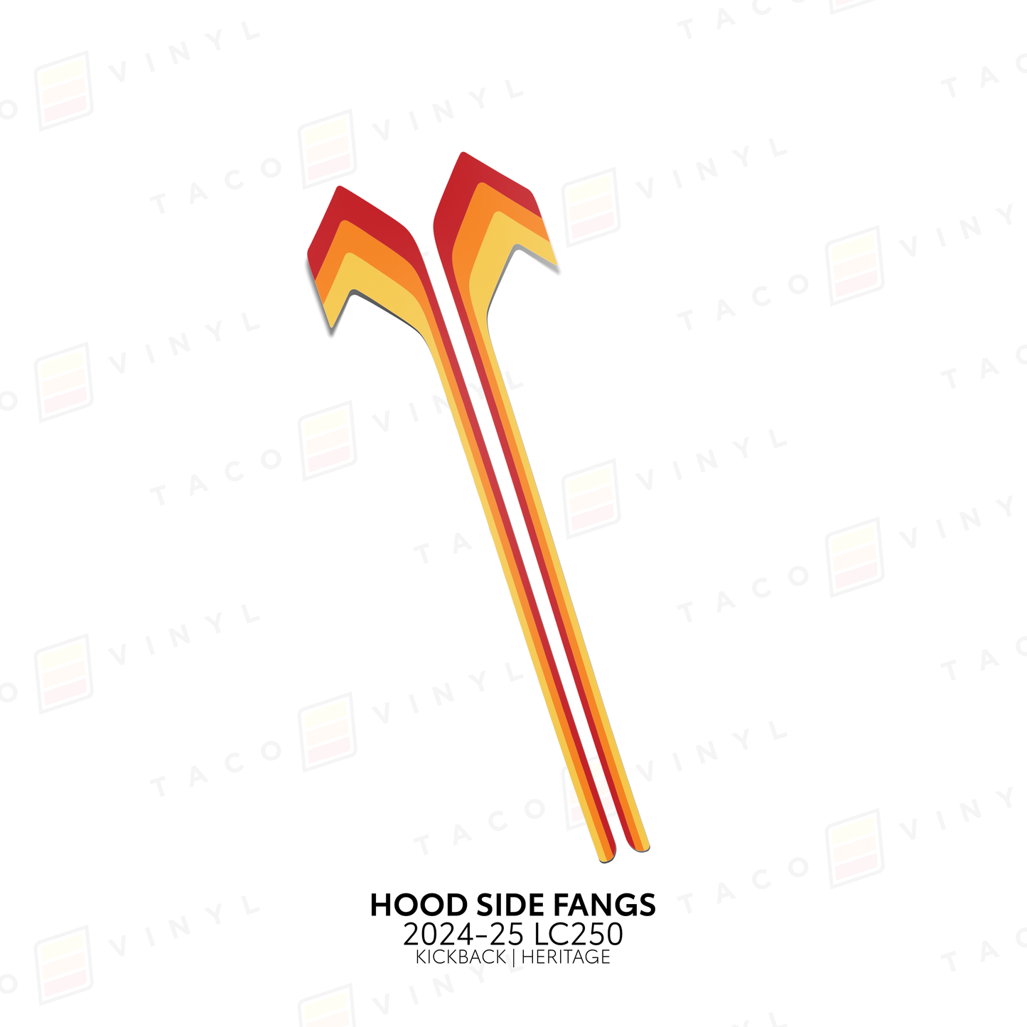 2024+ Land Cruiser 250 Hood Side Fangs