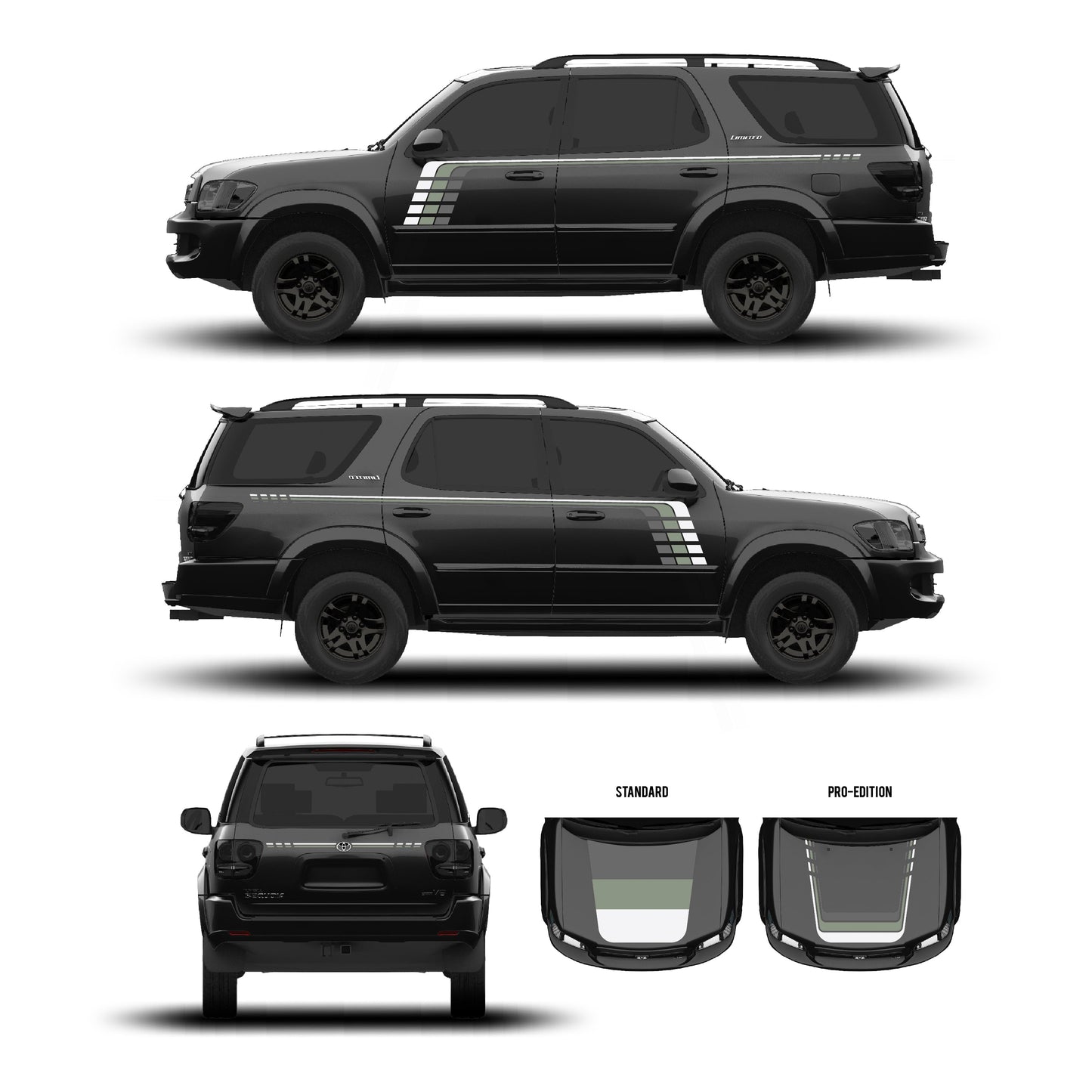 2001–07 Sequoia Checkered Stripe Kit