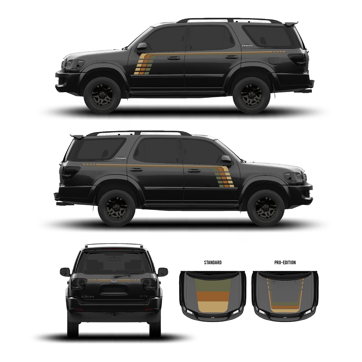 2001–07 Sequoia Checkered Stripe Kit