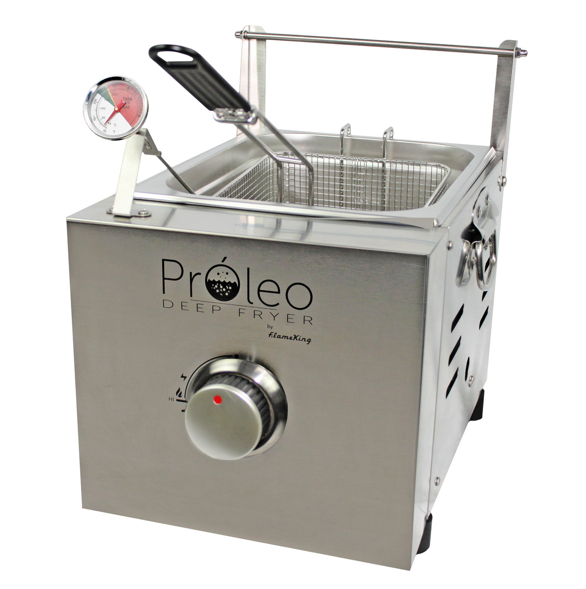 Flame King Proleo Portable Propane Deep Fryer