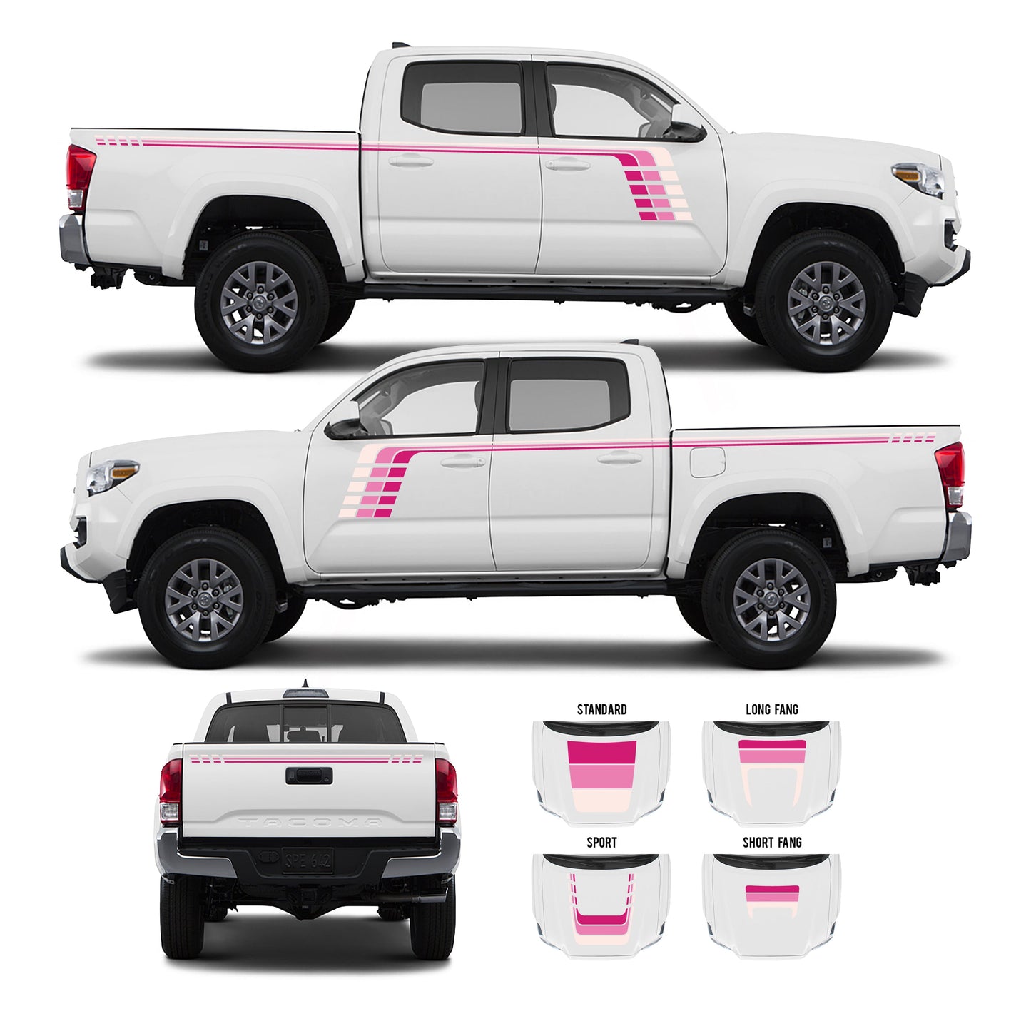 2016-23 Tacoma Checkered Stripe Kit