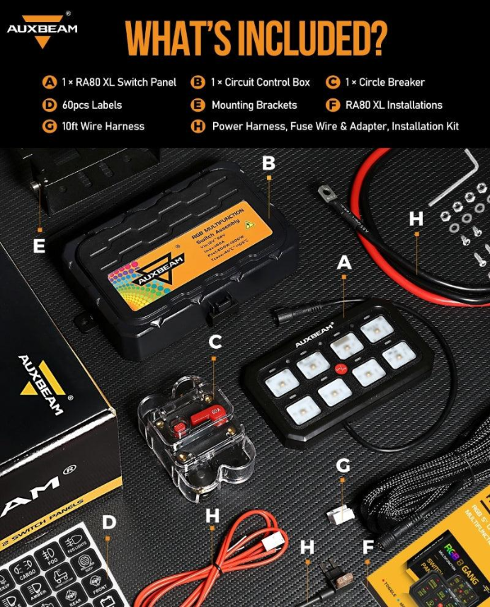 Auxiliary Power Kit for 2021-2025 Ford Bronco