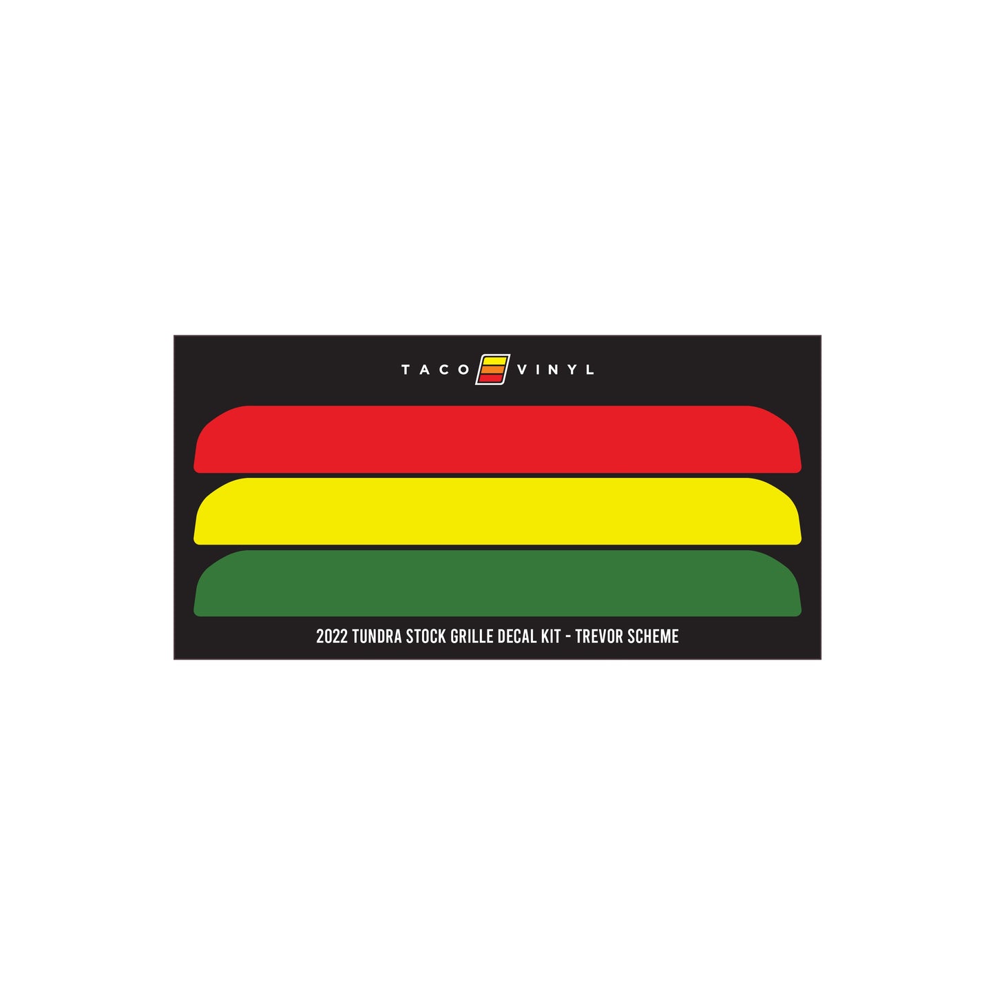 2022+ Tundra Offroad Grille Decal