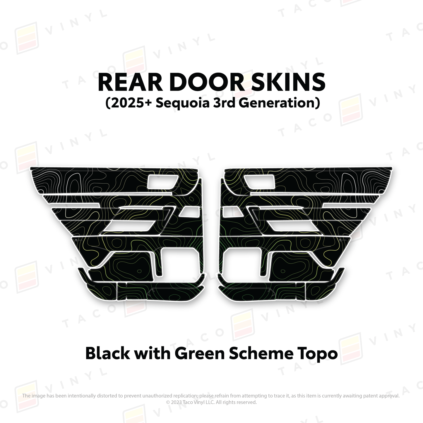 2023+ Sequoia Door Skins