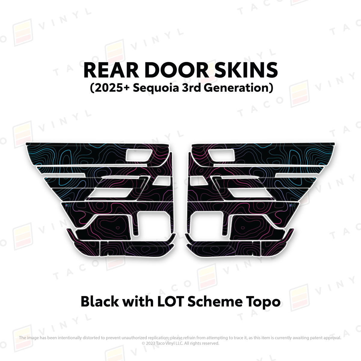 2023+ Sequoia Door Skins
