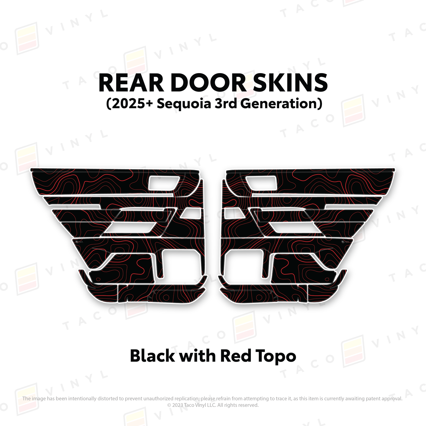 2023+ Sequoia Door Skins